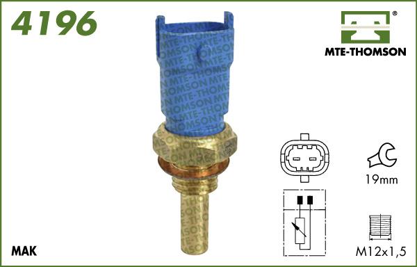 MTE-Thomson 4196 - Sonde de température, liquide de refroidissement cwaw.fr