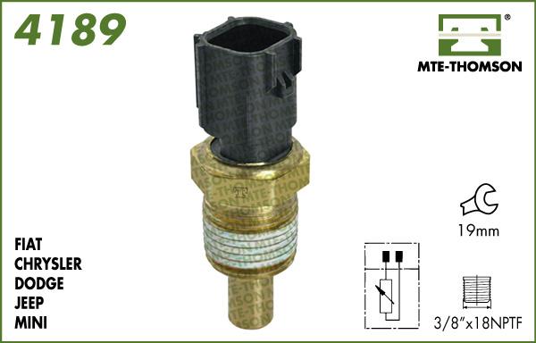 MTE-Thomson 4189 - Sonde de température, liquide de refroidissement cwaw.fr