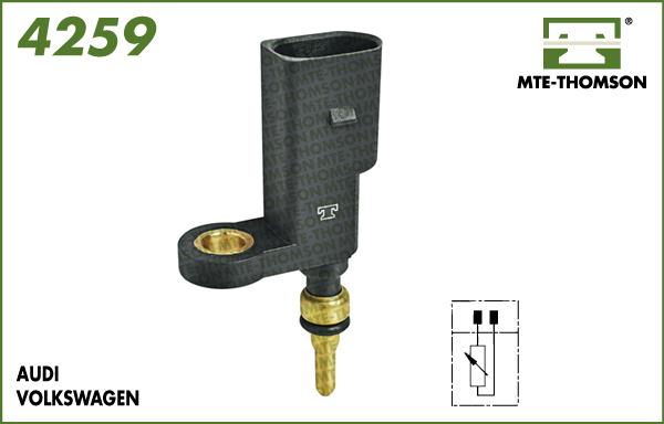 MTE-Thomson 4259 - Sonde de température, liquide de refroidissement cwaw.fr