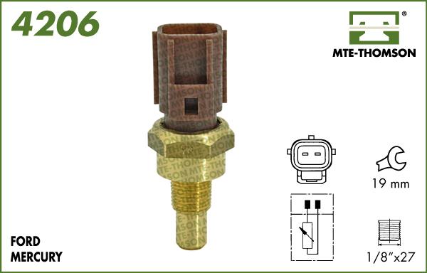 MTE-Thomson 4206 - Sonde de température, liquide de refroidissement cwaw.fr