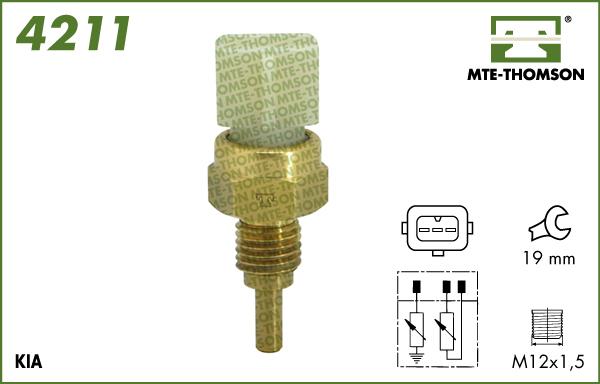 MTE-Thomson 4211 - Sonde de température, liquide de refroidissement cwaw.fr