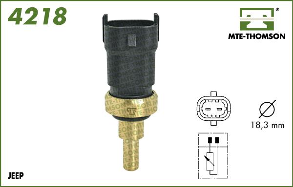 MTE-Thomson 4218 - Sonde de température, liquide de refroidissement cwaw.fr