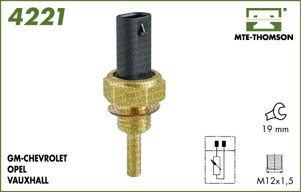 MTE-Thomson 4221 - Sonde de température, liquide de refroidissement cwaw.fr