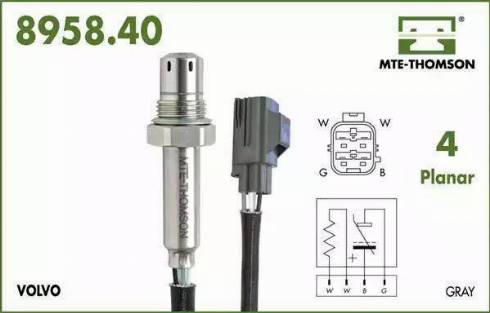 MTE-Thomson 8958.40.088 - Sonde lambda cwaw.fr