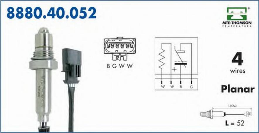 MTE-Thomson 888040052 - Sonde lambda cwaw.fr