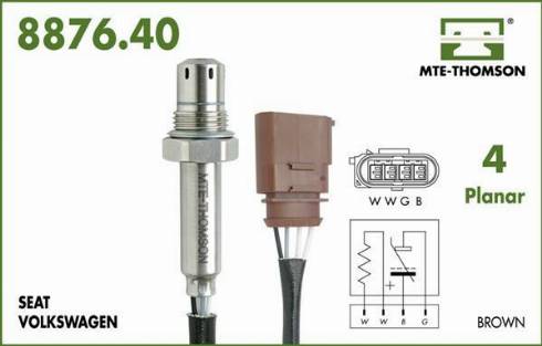 MTE-Thomson 8875.40.030 - Sonde lambda cwaw.fr