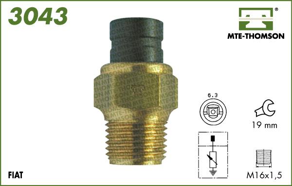 MTE-Thomson 3043 - Sonde de température, liquide de refroidissement cwaw.fr