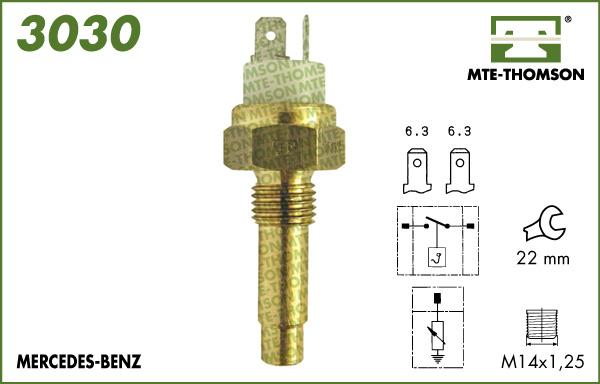 MTE-Thomson 3030 - Sonde de température, liquide de refroidissement cwaw.fr