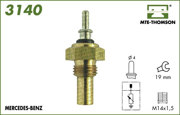 MTE-Thomson 3140 - Sonde de température, liquide de refroidissement cwaw.fr