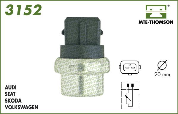 MTE-Thomson 3152 - Sonde de température, liquide de refroidissement cwaw.fr