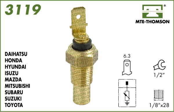 MTE-Thomson 3119 - Sonde de température, liquide de refroidissement cwaw.fr