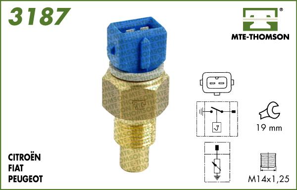 MTE-Thomson 3187 - Sonde de température, liquide de refroidissement cwaw.fr