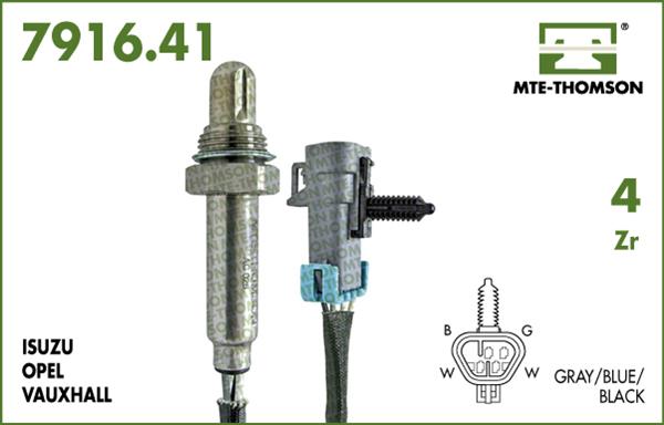 MTE-Thomson 7916.41.050 - Sonde lambda cwaw.fr