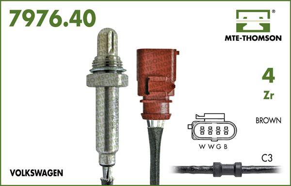 MTE-Thomson 7976.40.090C3 - Sonde lambda cwaw.fr