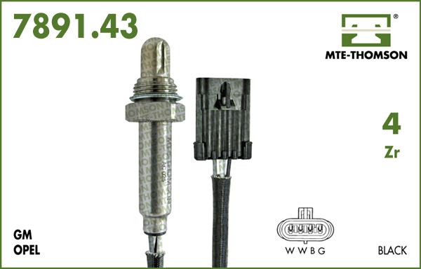 MTE-Thomson 7891.43.030 - Sonde lambda cwaw.fr