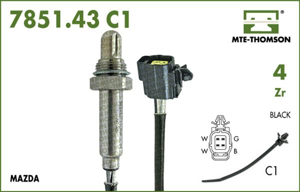 MTE-Thomson 7851.43.072C1 - Sonde lambda cwaw.fr