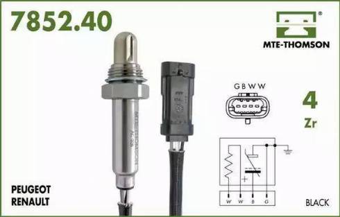 MTE-Thomson 7852.40.026 - Sonde lambda cwaw.fr