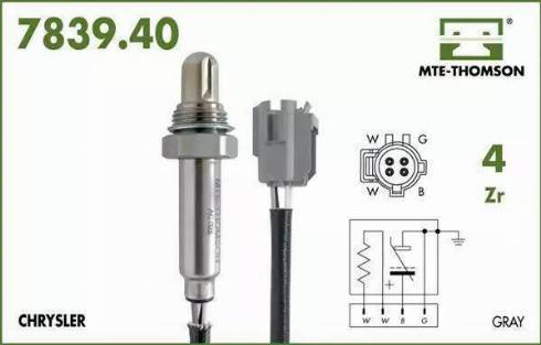 MTE-Thomson 7839.40.043 - Sonde lambda cwaw.fr