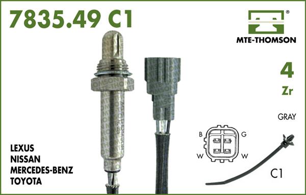 MTE-Thomson 7835.49.063C1 - Sonde lambda cwaw.fr