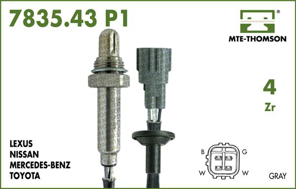 MTE-Thomson 7835.43.057P1 - Sonde lambda cwaw.fr