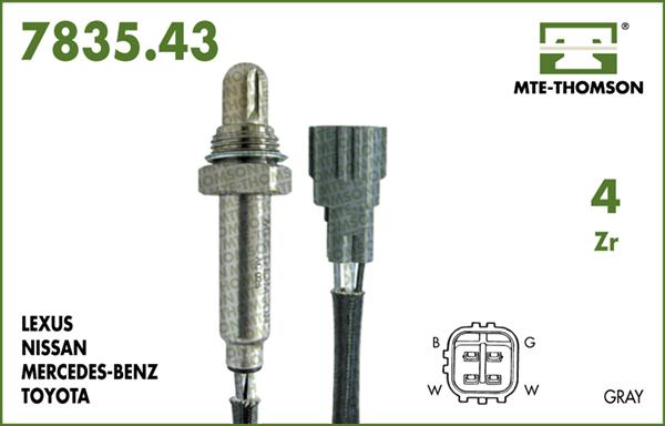 MTE-Thomson 7835.43.025 - Sonde lambda cwaw.fr