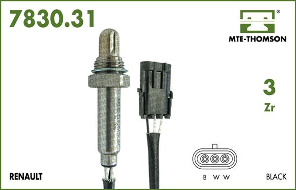 MTE-Thomson 7830.31.018 - Sonde lambda cwaw.fr