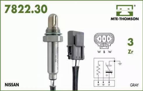 MTE-Thomson 7822.30.038 - Sonde lambda cwaw.fr