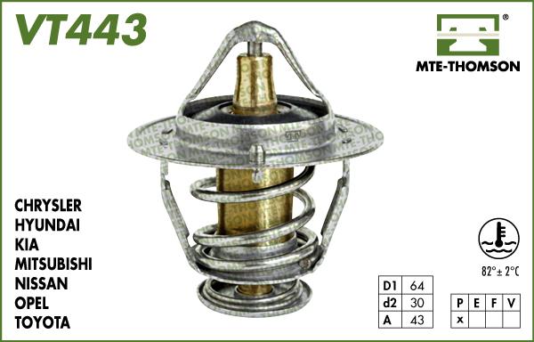 MTE-Thomson VT443.82 - Thermostat d'eau cwaw.fr