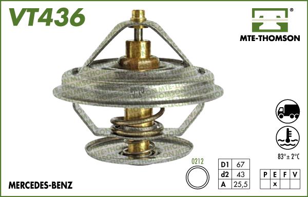 MTE-Thomson VT436.83 - Thermostat d'eau cwaw.fr