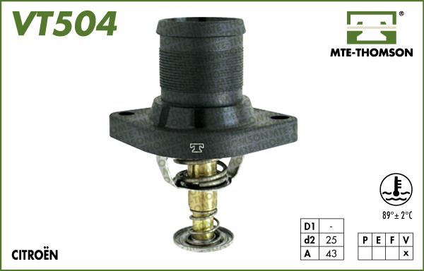 MTE-Thomson VT504.89 - Thermostat d'eau cwaw.fr