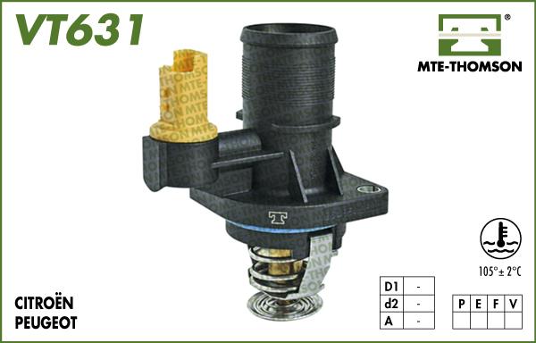 MTE-Thomson VT631.105 - Thermostat d'eau cwaw.fr