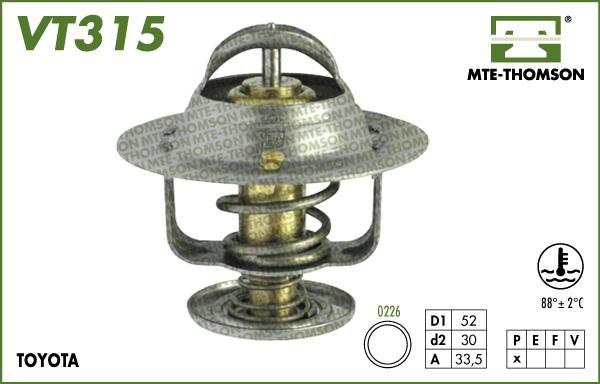 MTE-Thomson VT315.88 - Thermostat d'eau cwaw.fr