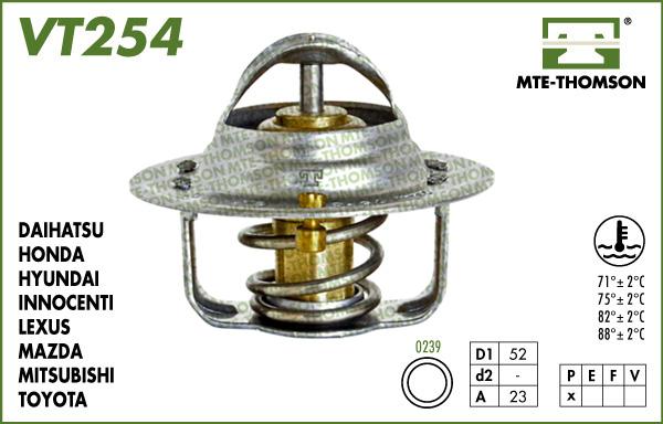 MTE-Thomson VT254.82 - Thermostat d'eau cwaw.fr