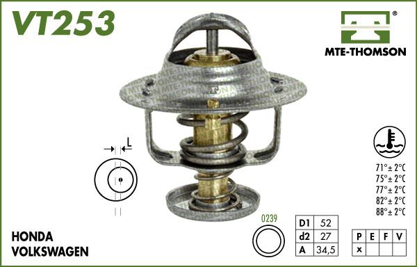 MTE-Thomson VT253.88 - Thermostat d'eau cwaw.fr