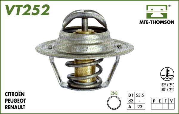 MTE-Thomson VT252.92 - Thermostat d'eau cwaw.fr