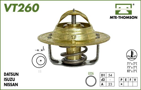 MTE-Thomson VT260.82 - Thermostat d'eau cwaw.fr