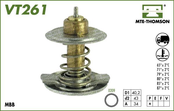 MTE-Thomson VT261.87 - Thermostat d'eau cwaw.fr