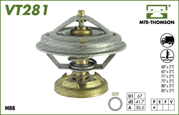 MTE-Thomson VT281.80 - Thermostat d'eau cwaw.fr