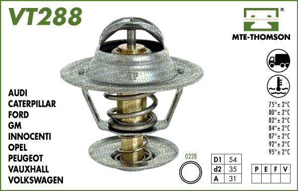 MTE-Thomson VT288.87 - Thermostat d'eau cwaw.fr