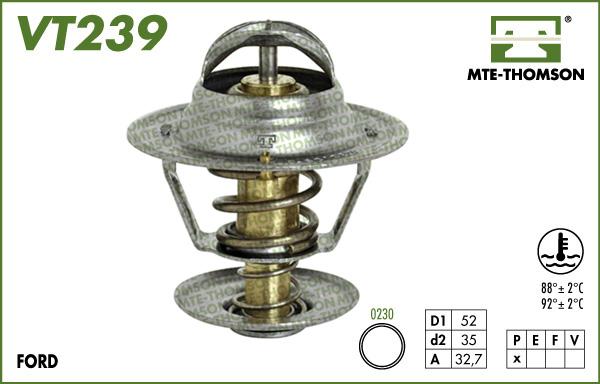 MTE-Thomson VT239.88 - Thermostat d'eau cwaw.fr