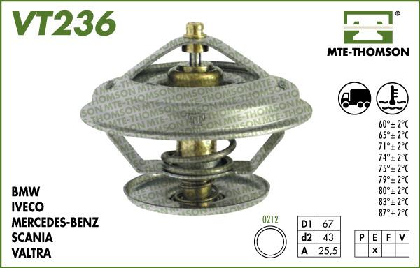 MTE-Thomson VT236.75 - Thermostat d'eau cwaw.fr