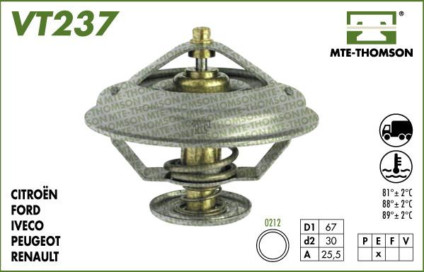 MTE-Thomson VT237.81 - Thermostat d'eau cwaw.fr