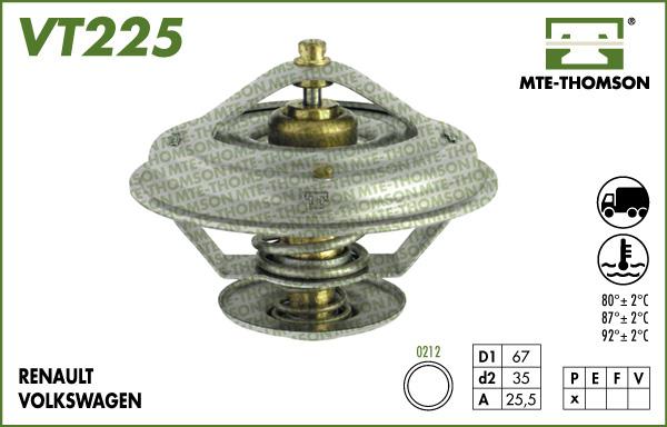 MTE-Thomson VT225.80 - Thermostat d'eau cwaw.fr