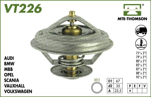 MTE-Thomson VT226.80 - Thermostat d'eau cwaw.fr