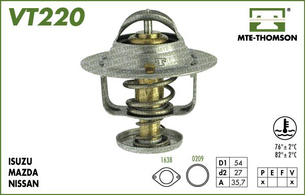 MTE-Thomson VT220.82 - Thermostat d'eau cwaw.fr