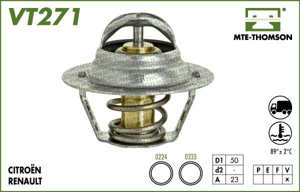 MTE-Thomson VT271.89 - Thermostat d'eau cwaw.fr