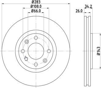 MTR 12108561 - Disque de frein cwaw.fr