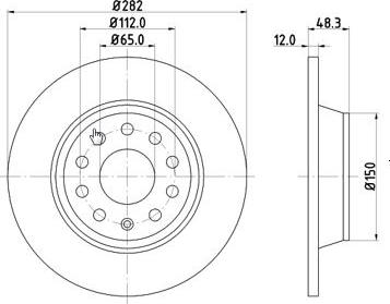 MTR 12108509 - Disque de frein cwaw.fr