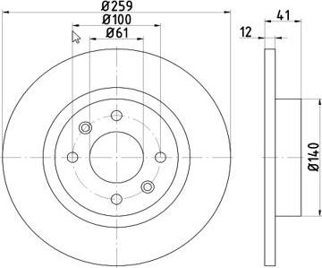 MTR 12108507 - Disque de frein cwaw.fr