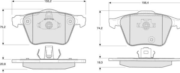 MTR MT479 - Kit de plaquettes de frein, frein à disque cwaw.fr